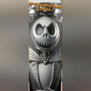Tumbler 20oz Jack Skellington Insulated Tumbler, 304 Stainless Steel